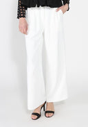 Elastic back straight fit pants PANTS Gracia Fashion 