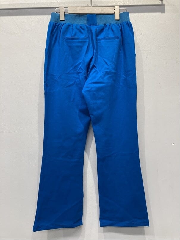 Elastic Waist Wide Leg Stretch Pants PANTS Gracia Fashion 