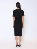 Embellished Chain Link Trim Short Sleeve Top TOP Gracia Fashion 