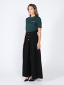 Embellished Chain Link Trim Short Sleeve Top TOP Gracia Fashion 