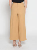 Embellished Pockets High Waist Wide Leg Pants PANTS Gracia Fashion 