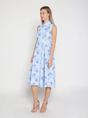 Embroidery Flower Sleeveless Dress DRESS Gracia Fashion 