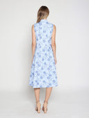 Embroidery Flower Sleeveless Dress DRESS Gracia Fashion 