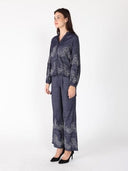 Embroidery Work V-neck Long Sleeve Top TOP Gracia Fashion 