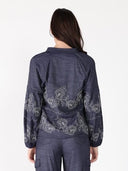 Embroidery Work V-neck Long Sleeve Top TOP Gracia Fashion 