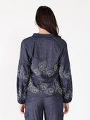 Embroidery Work V-neck Long Sleeve Top TOP Gracia Fashion 