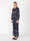Embroidery Work V-neck Long Sleeve Top TOP Gracia Fashion 