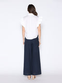 Eyelet Embroidered Wide-Leg Pants PANTS Gracia Fashion 