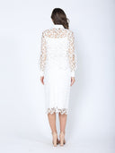 Eyelet Lace Embroidered Blouse TOP Gracia Fashion 