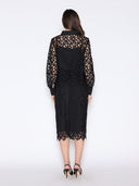 Eyelet Lace Embroidered Blouse TOP Gracia Fashion 