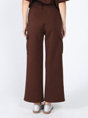 Flap Pocket Wide Leg Sweat Pants SET Gracia Fashion 