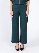 Flap Pocket Wide Leg Sweat Pants SET Gracia Fashion 