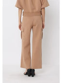 Flap Pocket Wide Leg Sweat Pants SET Gracia Fashion 