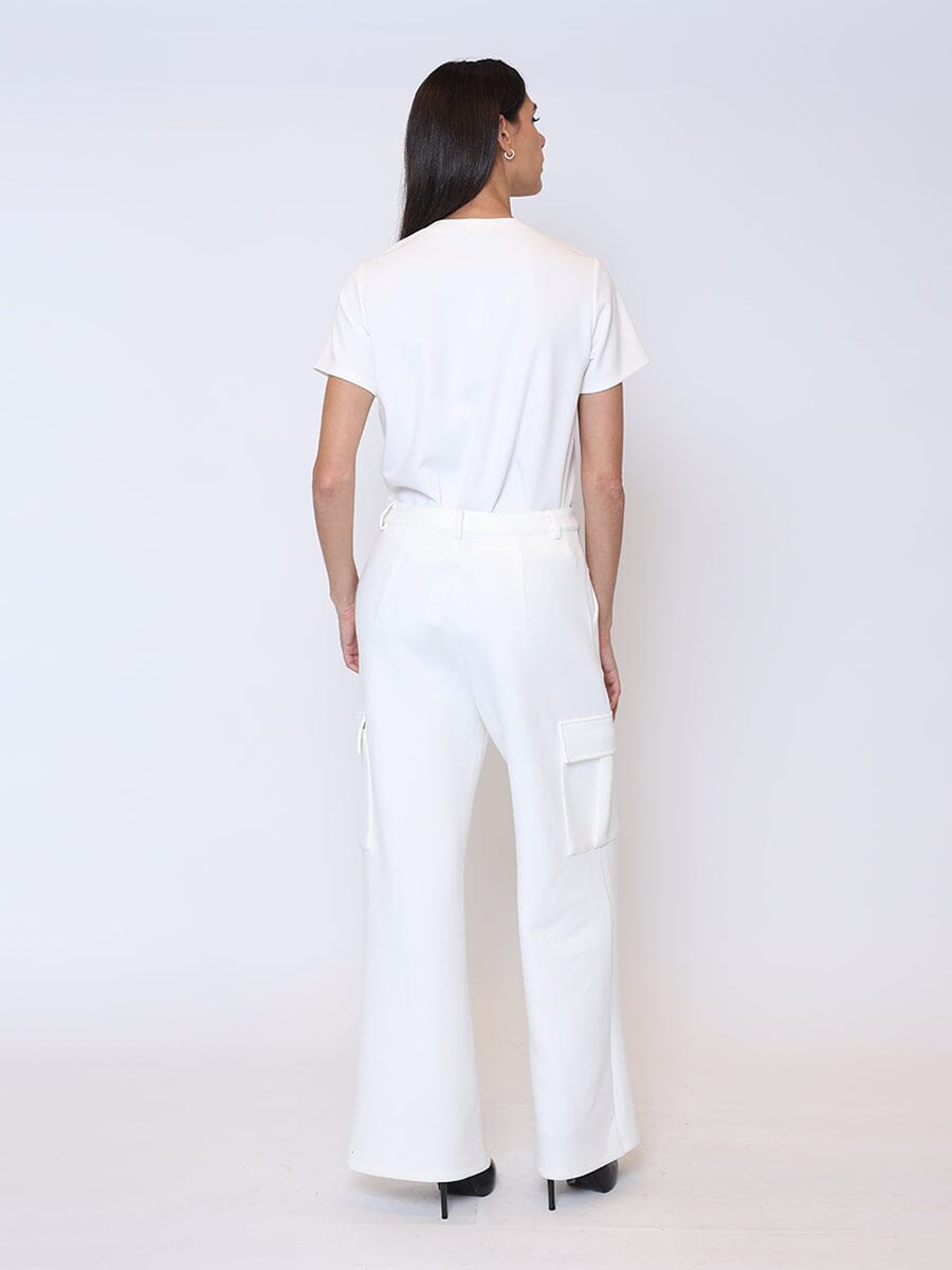 Flap Pocket Wide Leg Sweat Pants SET Gracia Fashion 