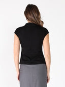 Floral Lace Detail Sleeveless Top JACKET Gracia Fashion 