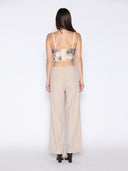 Floral Print Bustier Top TOP Gracia Fashion 