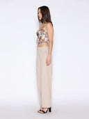 Floral Print Bustier Top TOP Gracia Fashion 