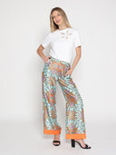 Flower cut out Solid Color T-Shirt TOP Gracia Fashion 