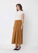 Flower Lace Detail Cap Sleeve Top TOP Gracia Fashion 