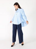 Front Button Open Long Sleeve Shirt Top TOP Gracia Fashion 