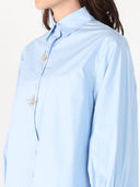 Front Button Open Long Sleeve Shirt Top TOP Gracia Fashion 