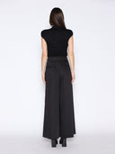 Front Embroidered Sleeveless Mock Neck Top TOP Gracia Fashion 