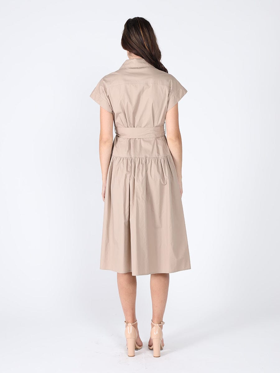 Front lace belt dress DRESS Gracia Fashion 