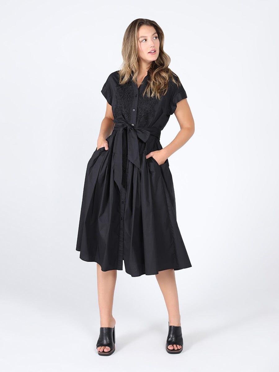 Front lace belt dress DRESS Gracia Fashion 