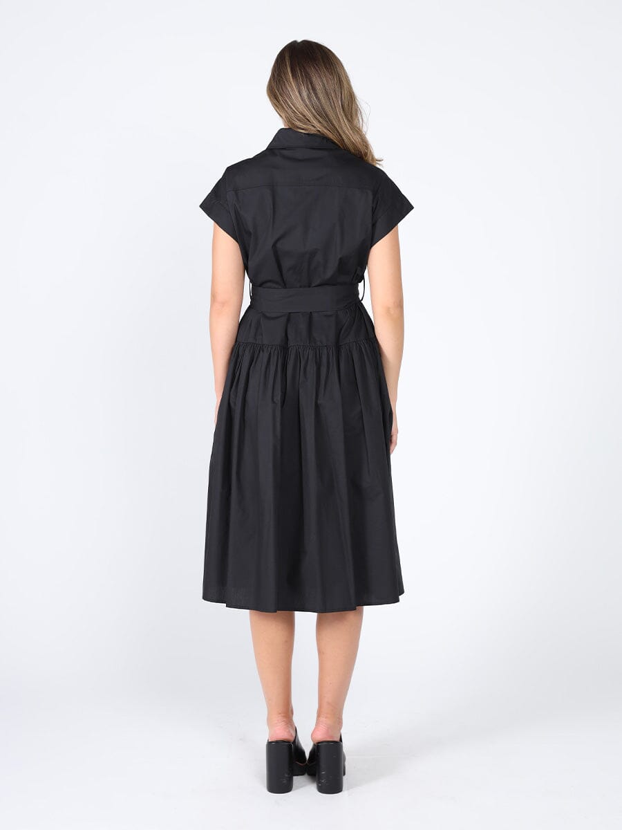 Front lace belt dress DRESS Gracia Fashion 