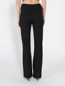 Front Seam Solid Wide-Leg Pant PANTS Gracia Fashion 