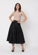 Front Sequin Mesh Sleeveless Top TOP Gracia Fashion 