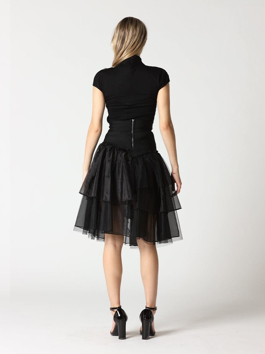 Gold Leaf Lace Top TOP Gracia Fashion 