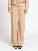 Gracia Fashion Women's Casual Fit Wide Leg Pants PANTS Gracia Fashion TAUPE S 