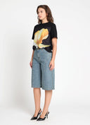 Gracia Fashion Women's Flower Print Design T-Shirt TOP Gracia Fashion 