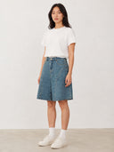 Gracia Fashion Women's Front Button and Zip Closure Jorts Denim Pants PANTS Gracia Fashion 