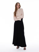 Gracia Fashion Women's Pleated High Waist Wide Leg Long Pants PANTS Gracia Fashion 