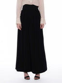 Gracia Fashion Women's Pleated High Waist Wide Leg Long Pants PANTS Gracia Fashion BLACK S 