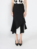 Gracia Fashion Women's Pleated Panel Mermaid-Style Midi Skirt SKIRT Gracia Fashion 