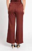 Gracia Fashion Women's Wide Leg Satin Pants PANTS Gracia Fashion 
