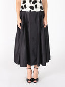 Gracia Fashion Women's Wide Width Skirt with Back Zipper SKIRT Gracia Fashion BLACK S 