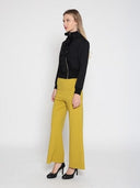 Highneck Scuba Assymetrical Ruffled Zip Jacket JACKET Gracia Fashion 