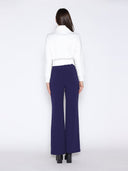 Highneck Scuba Assymetrical Ruffled Zip Jacket JACKET Gracia Fashion 