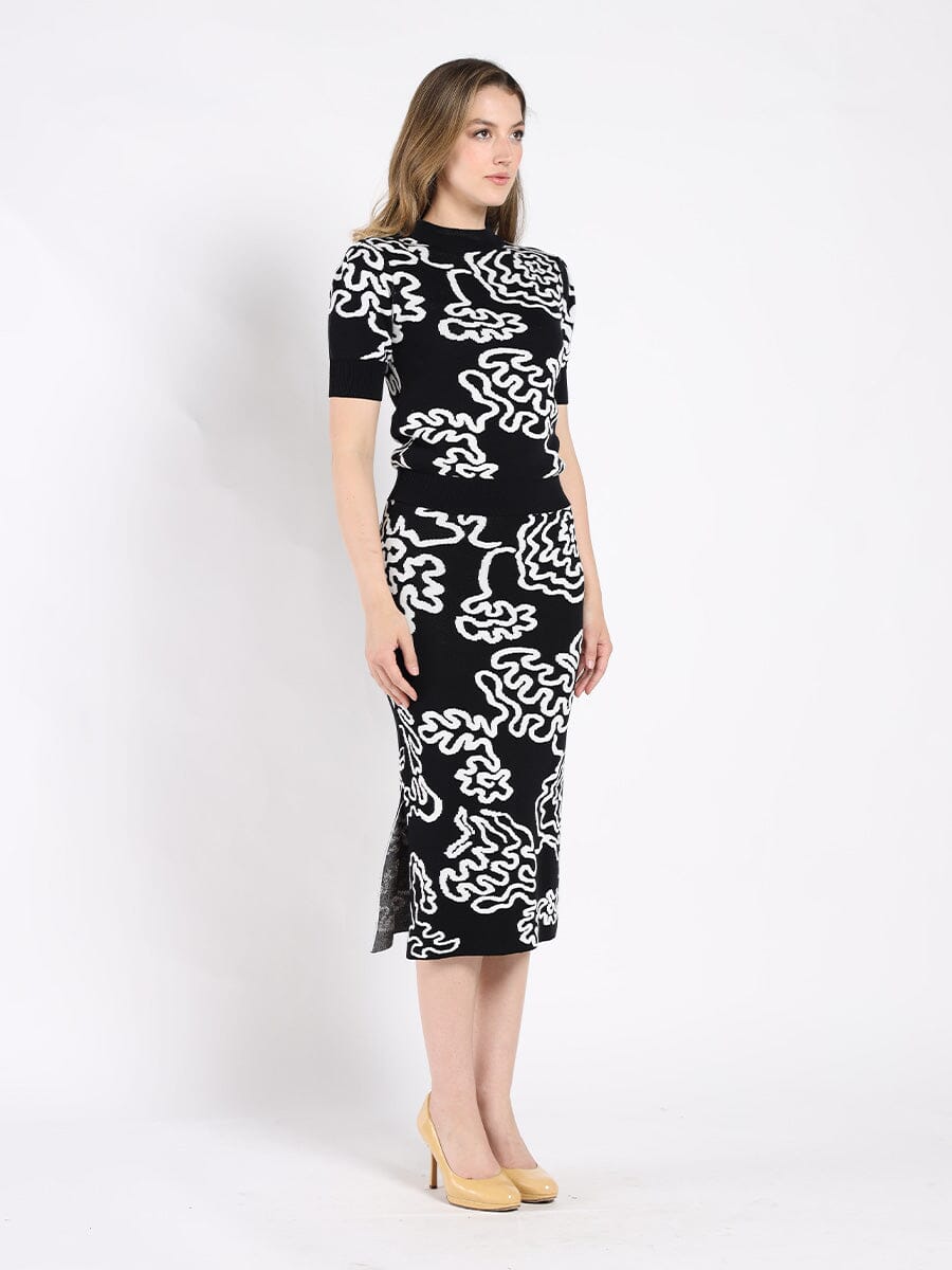 knit short sleeves top TOP Gracia Fashion 