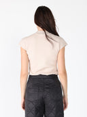 Knitted Mock Neck Sleeveless Top TOP Gracia Fashion 