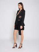 Lace Contrast Jacket JACKET Gracia Fashion 