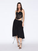 Lace Mesh Floral Bustier Corset TOP Gracia Fashion 