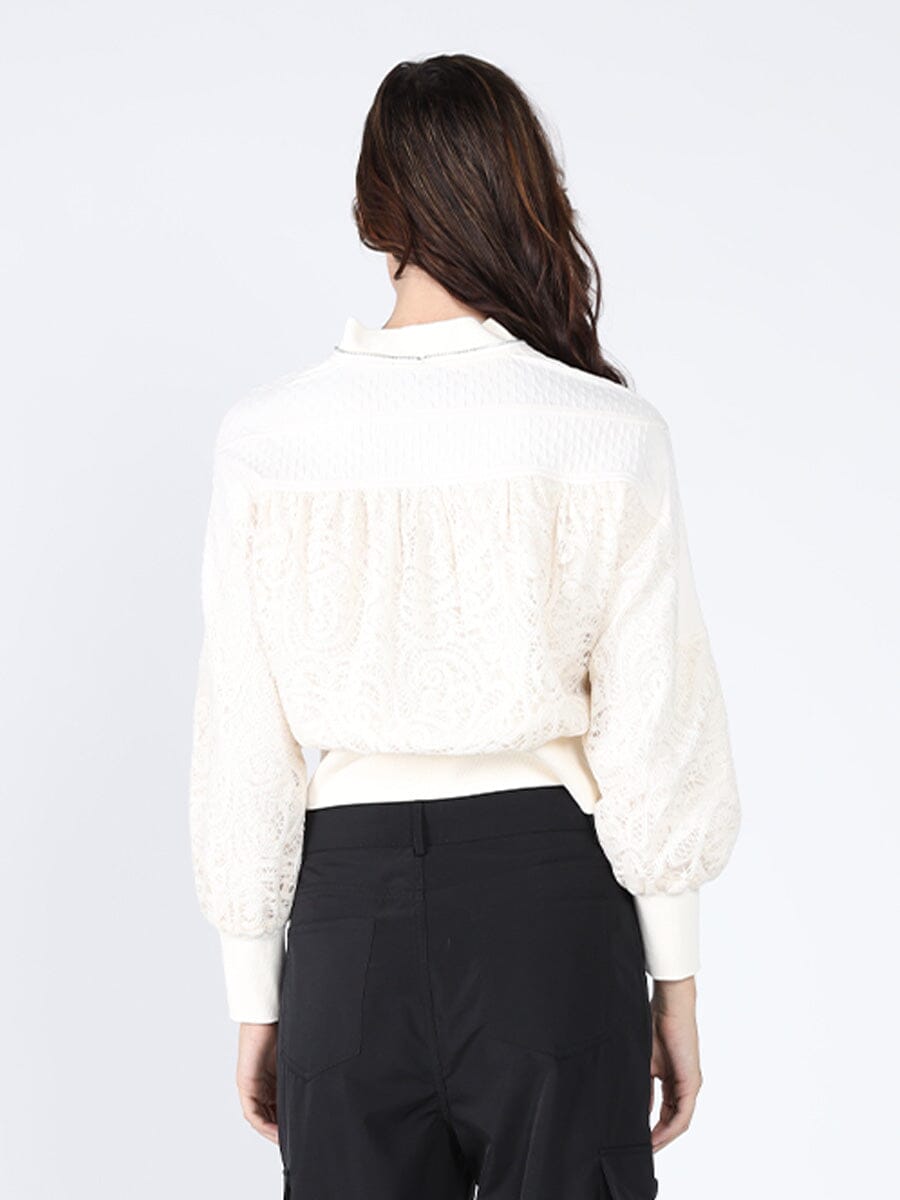 Lace print jacket JACKET Gracia Fashion 