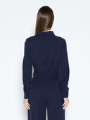 Long Sleeve Button Down Twist Front Shirt TOP Gracia Fashion 