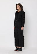 Long sleeve Flap Pocket High Neck Zip Up Jacket JACKET Gracia Fashion 