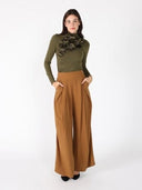 Long Sleeve Mock Neck T-Shirt TOP Gracia Fashion 